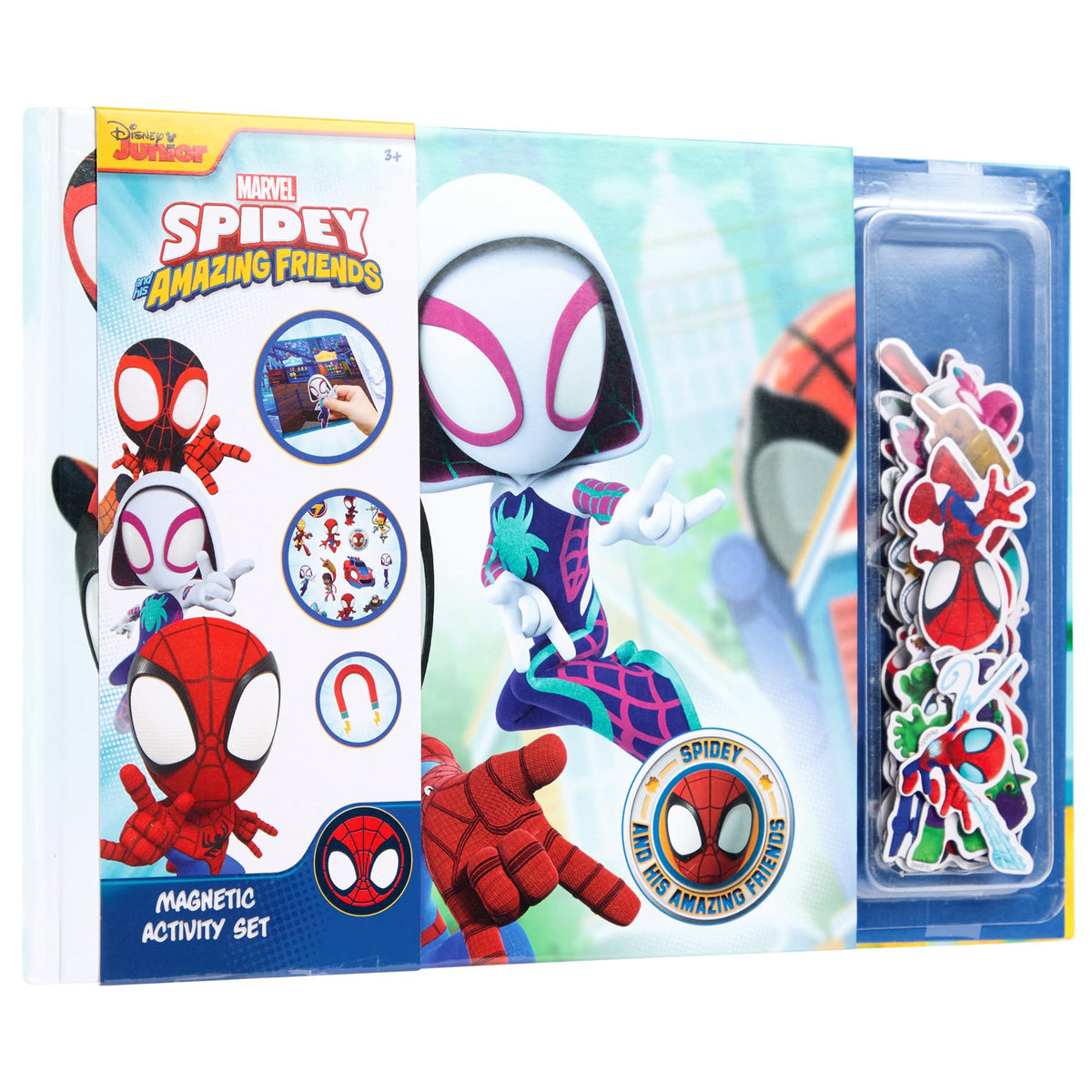 Marvel Spidey magneetboek, 40 magneten