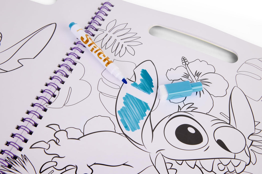 Disney Stitch wipe clean activiteitenset, met 5 uitwisbare stiften