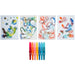 Disney Stitch spray pen set, 7 pennen en 6 sjablonen