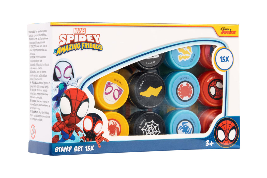 Marvel Spidey stempelset, 15 stempels