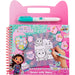 Gabby's Dollhouse waterkleurboek, 10 herbruikbare kleurplaten