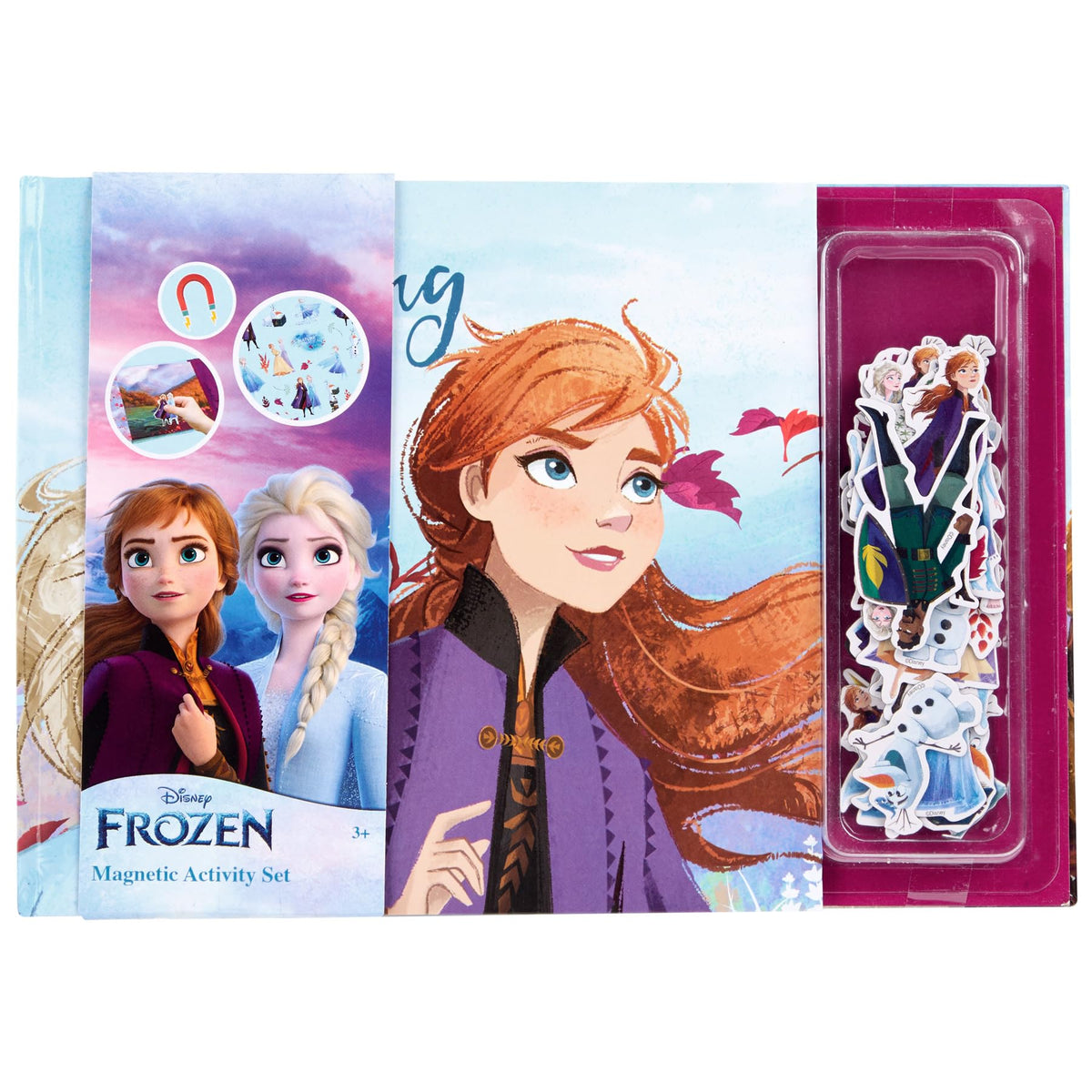 Disney Frozen magneetboek, 20 magneten