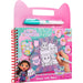 Gabby's Dollhouse waterkleurboek, 10 herbruikbare kleurplaten
