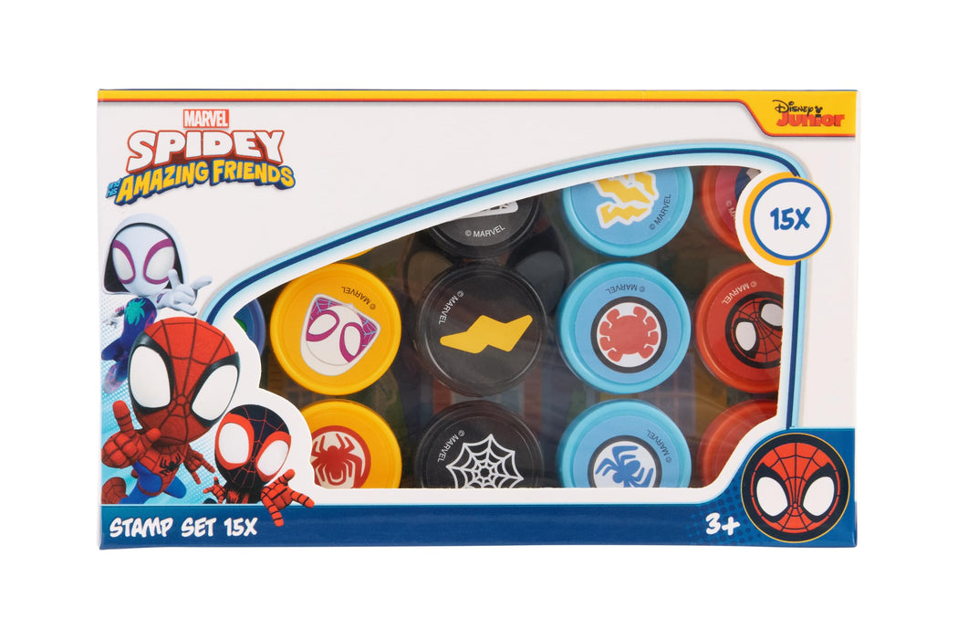 Marvel Spidey stempelset, 15 stempels
