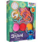 Disney Stitch kleiset met cijfers, 6 kleuren klei en 13 vormpjes