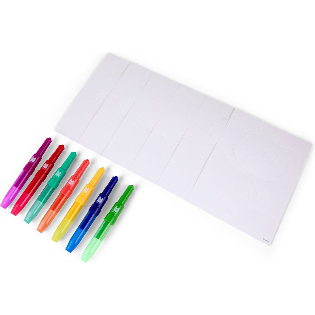 Gabby's Dollhouse spray pen set, 7 pennen en 6 sjablonen