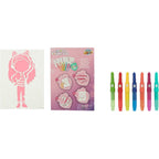 Gabby's Dollhouse spray pen set, 7 pennen en 6 sjablonen