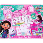 Gabby's Dollhouse spray pen set, 7 pennen en 6 sjablonen