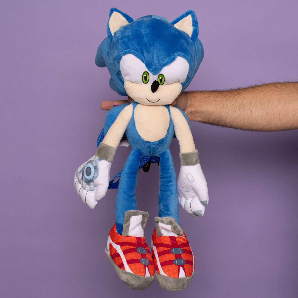 Sonic the Hedgehog pluche rugtas, circa 55 cm