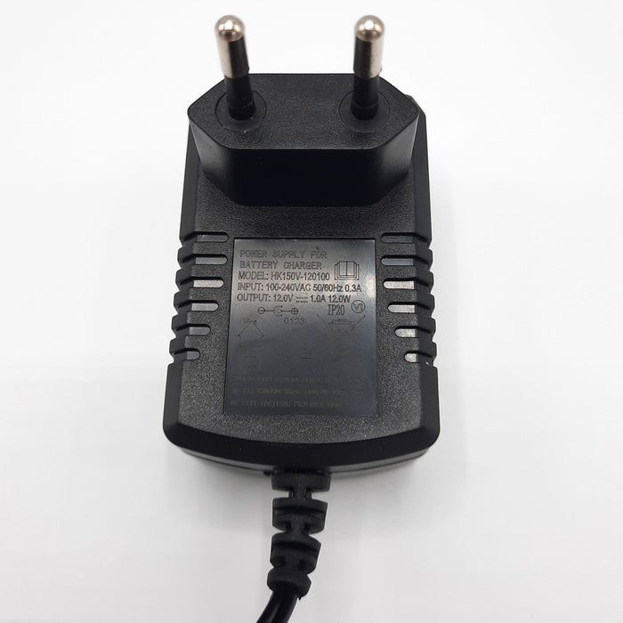 Batterieladegerät - Ladegerät - Adapter 12V 1000mA (runder Stift) - Für Kinderauto - Kindermotorrad - Kinderquad - 2iX