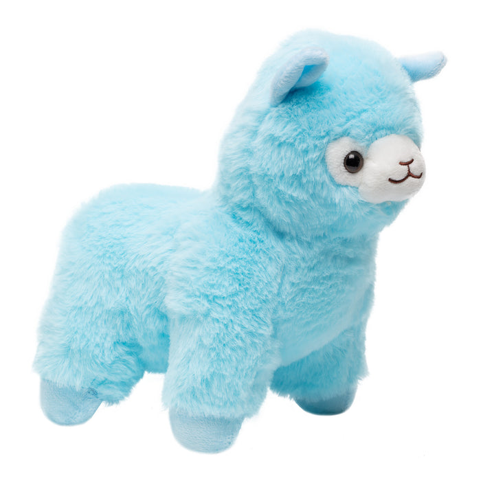 Lama - Knuffel - Alpaca Knuffeldier - Pluche - Lichtblauw - 26 cm