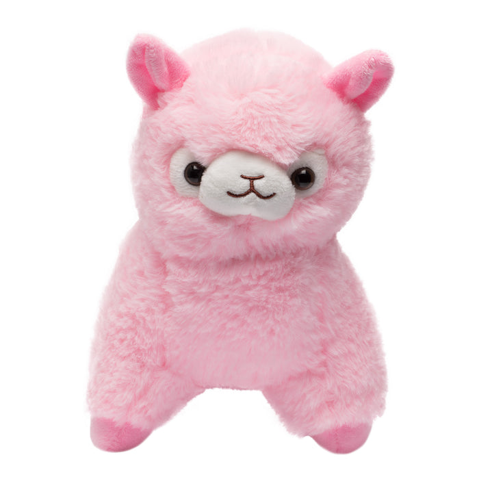 Lama - Knuffel - Alpaca Knuffeldier - Pluche - Roze - 26 cm