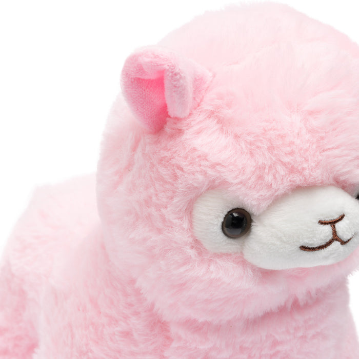 Lama - Knuffel - Alpaca Knuffeldier - Pluche - Roze - 26 cm