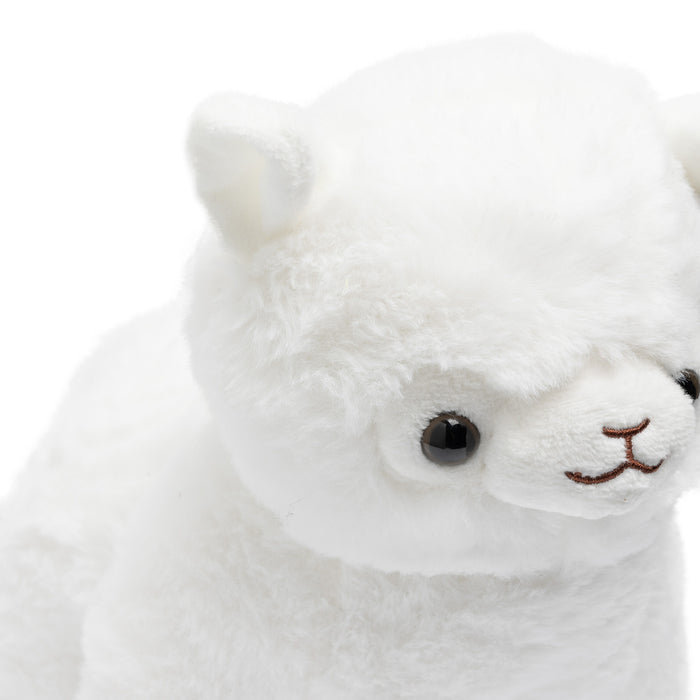 Lama - Knuffel - Alpaca Knuffeldier - Pluche - Wit - 26 cm