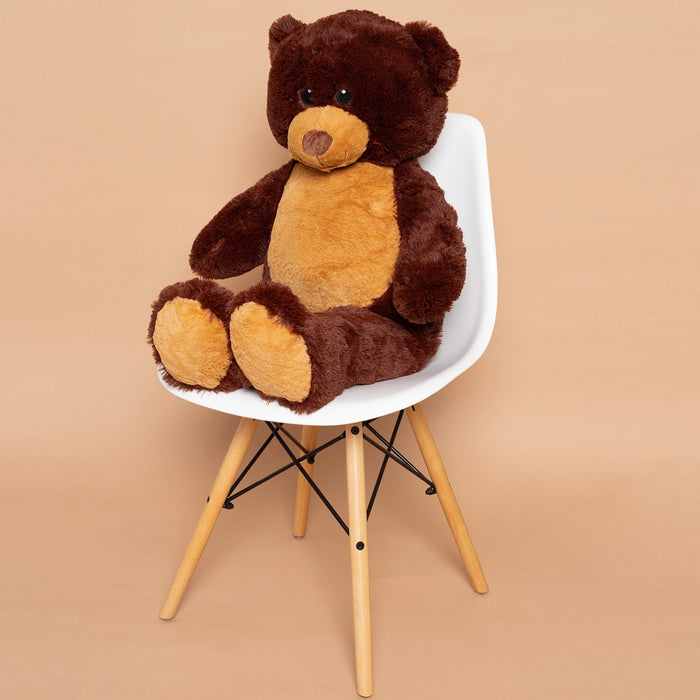 Bobo Teddybär XXL – Großer Kuschelbär – Plüsch – 90 cm – Braun