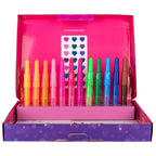 Disney Princess spray pen set deluxe, 12 pennen en 16 sjablonen, afbeelding 4