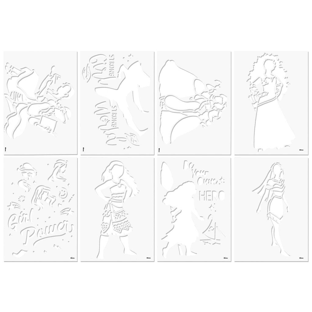 Disney Princess spray pen set deluxe, 12 pennen en 16 sjablonen, afbeelding 7