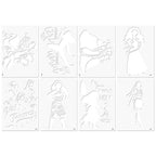 Disney Princess spray pen set deluxe, 12 pennen en 16 sjablonen, afbeelding 7