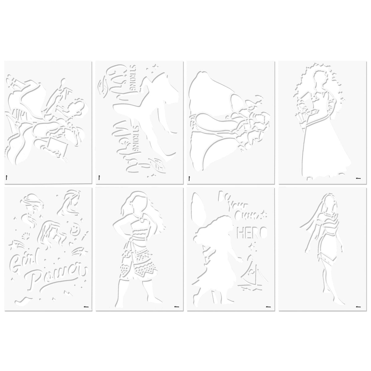Disney Princess spray pen set deluxe, 12 pennen en 16 sjablonen, afbeelding 7