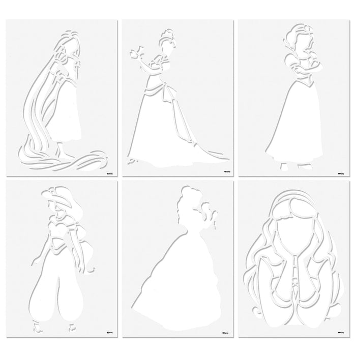 Disney Princess – Sprühstift-Set – Malstifte für Kinder – Zeichenset mit Farbstiften und Zeichenvorlagen