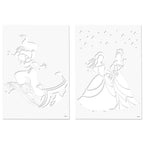 Disney Princess spray pen set deluxe, 12 pennen en 16 sjablonen, afbeelding 9