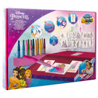 Disney Princess spray pen set deluxe, 12 pennen en 16 sjablonen