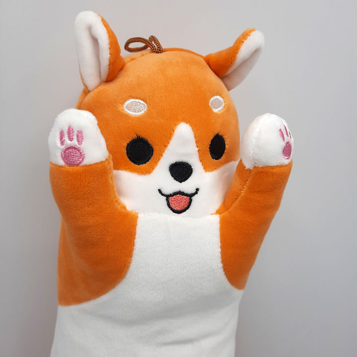 Kawaii Kussen - Lange Kat Knuffel 54 cm - Knuffelkussen - Kinderen & Volwassenen - Pluche (oranje)