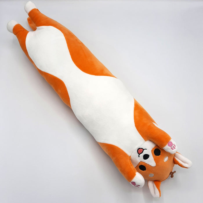 Kawaii Kussen - Lange Kat Knuffel 54 cm - Knuffelkussen - Kinderen & Volwassenen - Pluche (oranje)