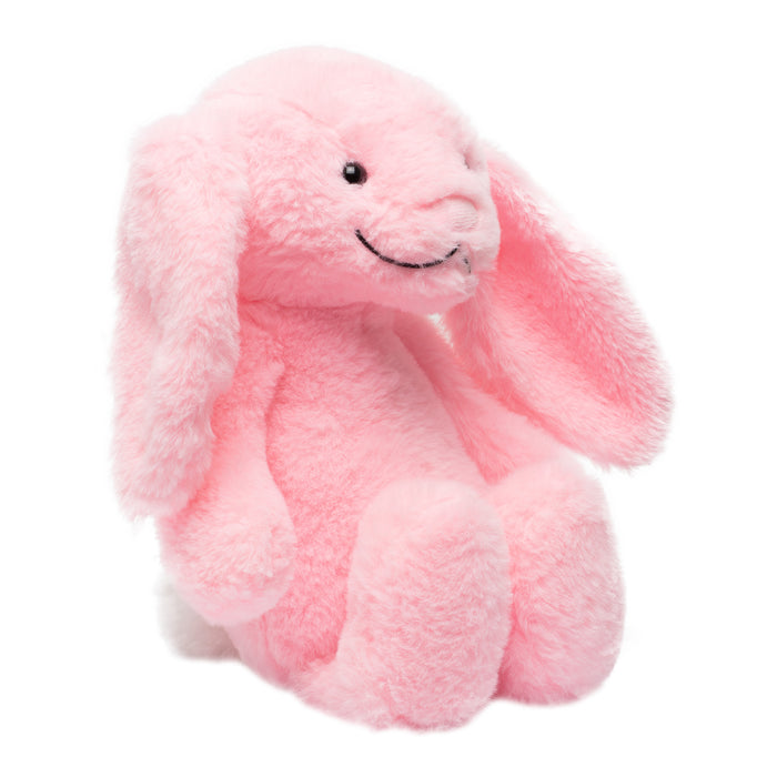Kaninchen-Kuscheltier - 2iX - Kuschelhase - Plüsch 35 cm (27 cm sitzend) - Rosa