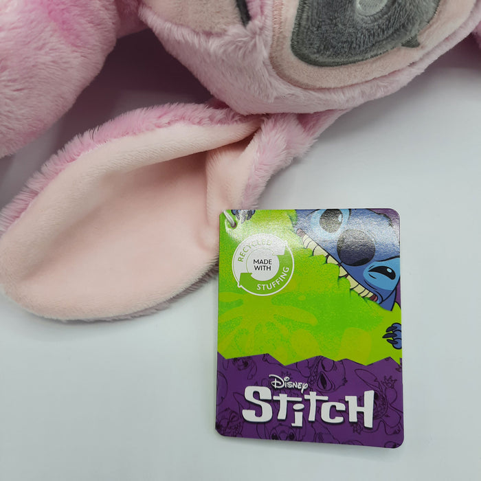 Lilo & Stitch - Angel - Pluche Knuffel - Disney - Recycled - Duurzaam Materiaal - Roze - 23 cm
