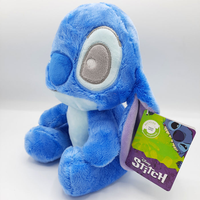 Lilo & Stitch - Stitch - Pluche Knuffel - Disney - Recycled - Duurzaam Materiaal - Blauw - 23 cm
