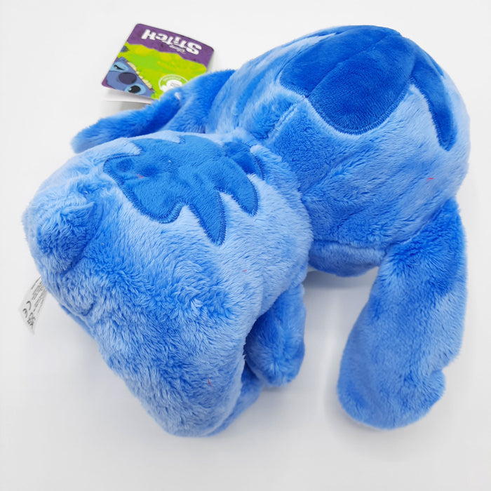 Lilo & Stitch - Stitch - Pluche Knuffel - Disney - Recycled - Duurzaam Materiaal - Blauw - 23 cm
