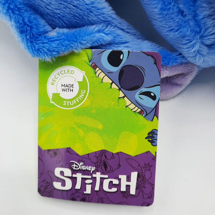 Lilo & Stitch - Stitch - Pluche Knuffel - Disney - Recycled - Duurzaam Materiaal - Blauw - 23 cm