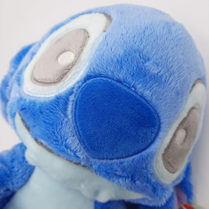 Lilo & Stitch - Stitch - Pluche Knuffel - Disney - Snuggletime - Duurzaam Materiaal - Blauw (23 cm)