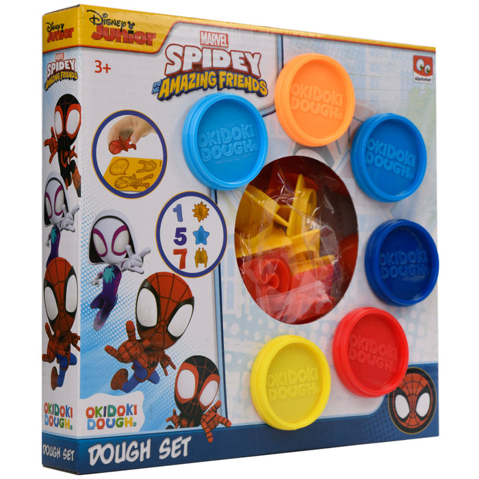 Marvel - Spidey - Okidoki Dough - Cijfers - Klei Set - Speelklei