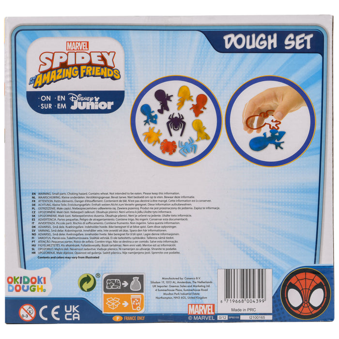 Marvel - Spidey - Okidoki Dough - Klei Vormpjes Set - Speelklei