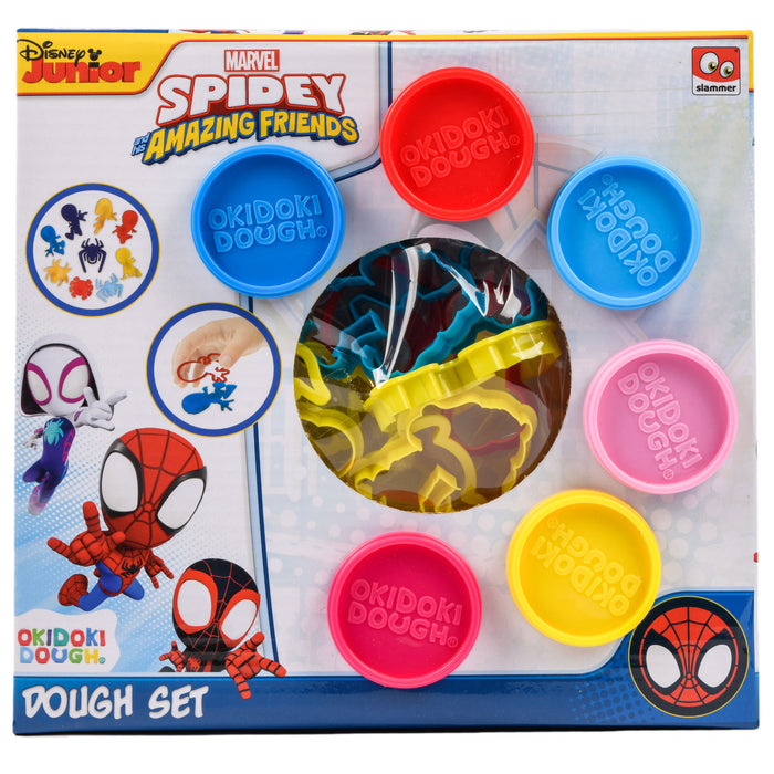 Marvel - Spidey - Okidoki Dough - Klei Vormpjes Set - Speelklei
