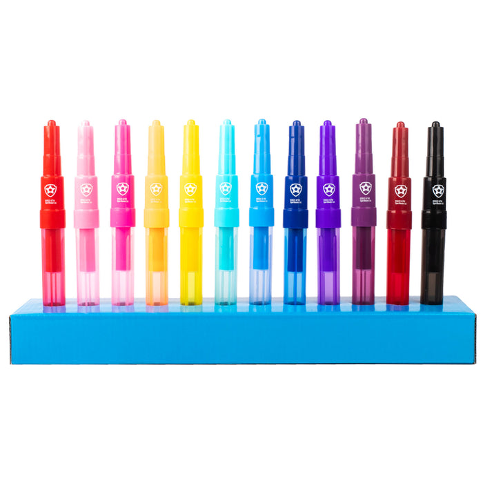 Paw Patrol - Spray Pen Set - Kleurstiften voor Kinderen - Tekenset met Gekleurde Pennen en Tekensjablonen