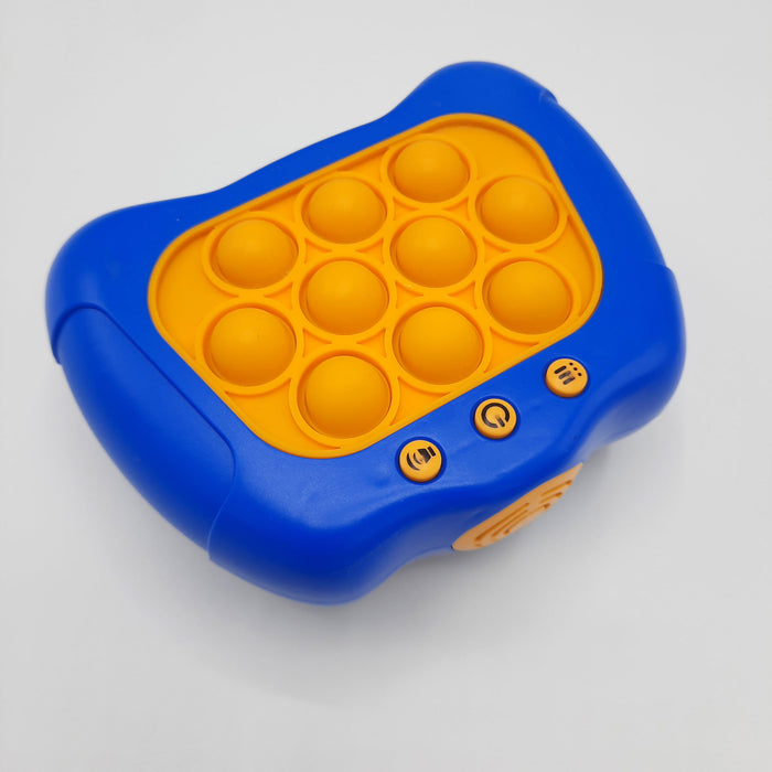 Pop It Fidget Toy Controller - Push It Game - Spel - Stress Speelgoed - Motoriek en Snelheid - Kinderen - Volwassenen (blauw)