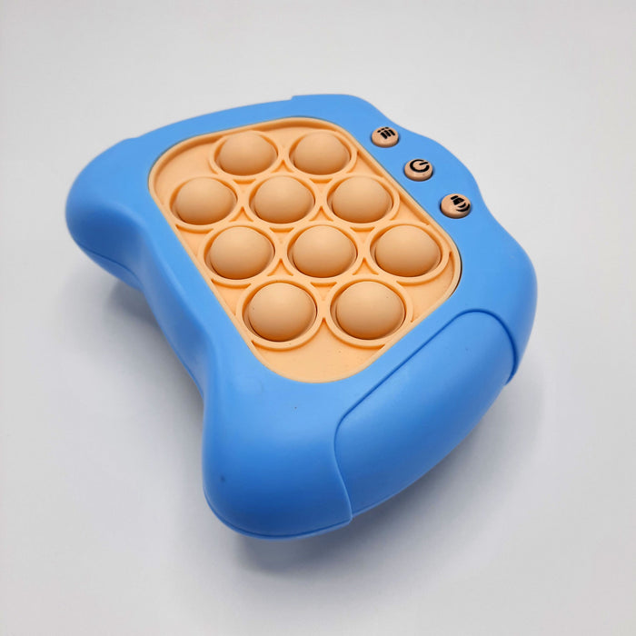 Pop It Fidget Toy Controller - Push It Game - Spel - Stress Speelgoed - Motoriek en Snelheid - Kinderen - Volwassenen (lichtblauw)