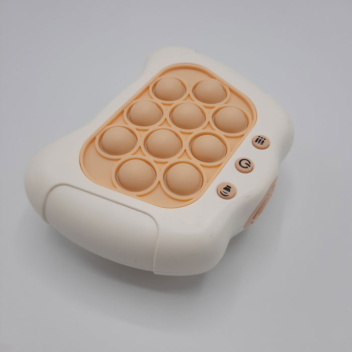 Pop It Fidget Toy Controller - Push It Game - Spel - Stress Speelgoed - Motoriek en Snelheid - Kinderen - Volwassenen (wit)