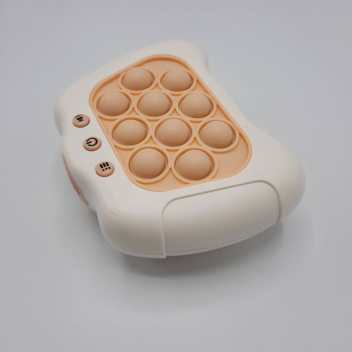 Pop It Fidget Toy Controller - Push It Game - Spel - Stress Speelgoed - Motoriek en Snelheid - Kinderen - Volwassenen (wit)