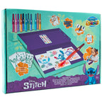 Disney Stitch spray pen set deluxe, 12 pennen en 16 sjablonen