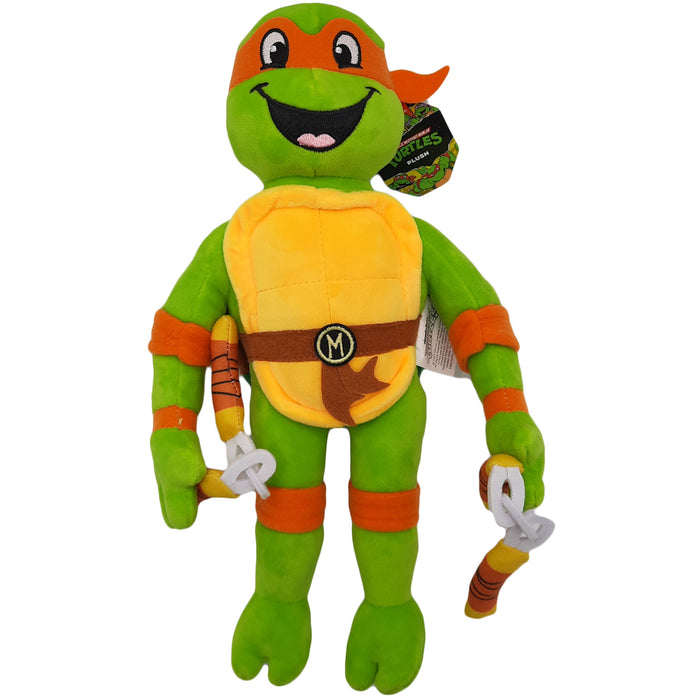 Teenage Mutant Ninja Turtles - Michelangelo - Pluche Knuffel - Nickelodeon - 32 cm