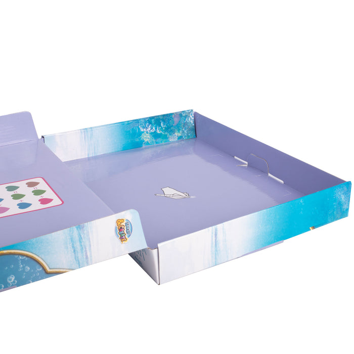 The Little Mermaid - Spray Pen Set - Kleurstiften voor Kinderen - Tekenset met Gekleurde Pennen en Tekensjablonen
