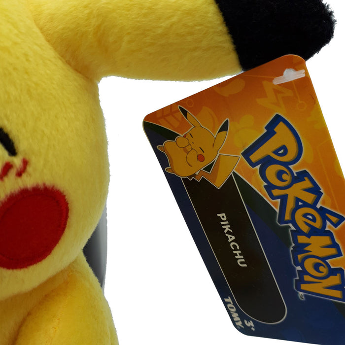 Pokemon - Pikachu - Knipoog - Pluche Knuffel (Tomy) - 30 cm