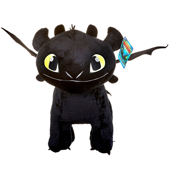 How to train your Dragon 3 / Hoe tem je een Draak 3 - Knuffel - Tandloos / Toothless - "Met echte Glow in the Dark" - 44 cm