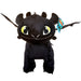 How to train your Dragon 3 / Hoe tem je een Draak 3 - Knuffel - Tandloos / Toothless - "Met echte Glow in the Dark" - 44 cm