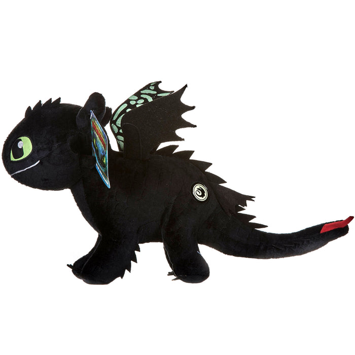 How to train your Dragon 3 / Hoe tem je een Draak 3 - Knuffel - Tandloos / Toothless - "Met echte Glow in the Dark" - 44 cm
