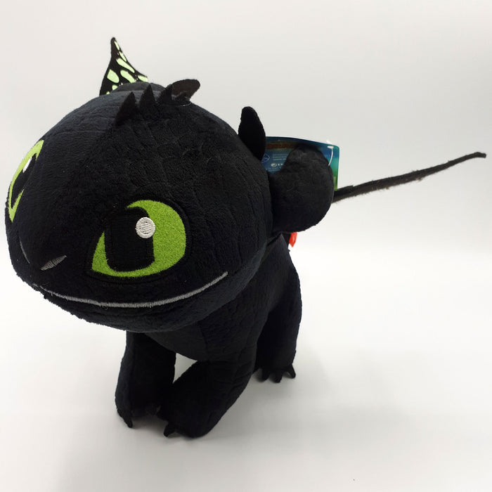 How to train your Dragon 3 / Hoe tem je een Draak 3 - Knuffel - Tandloos / Toothless - "Met echte Glow in the Dark" - 44 cm